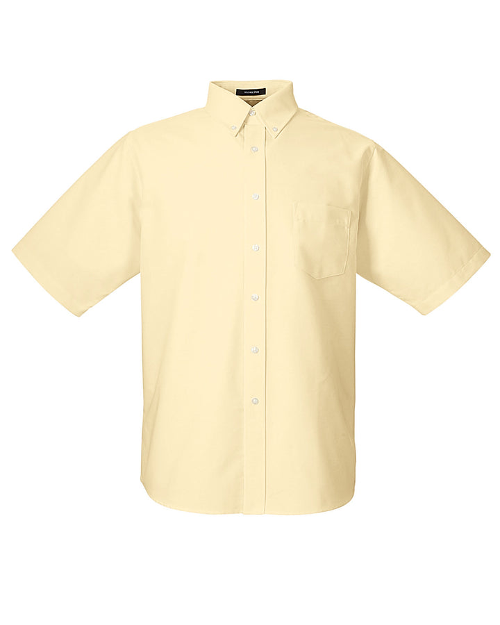 UltraClub Men's Classic Wrinkle-Resistant Short-Sleeve Oxford UltraClub