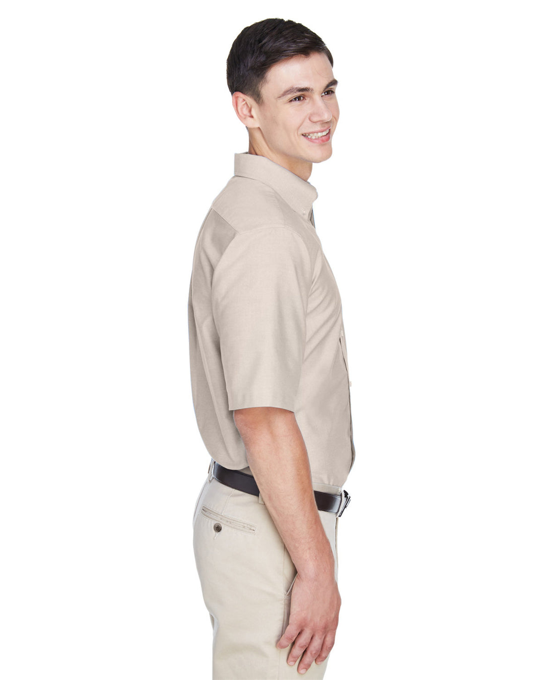 UltraClub Men's Classic Wrinkle-Resistant Short-Sleeve Oxford UltraClub