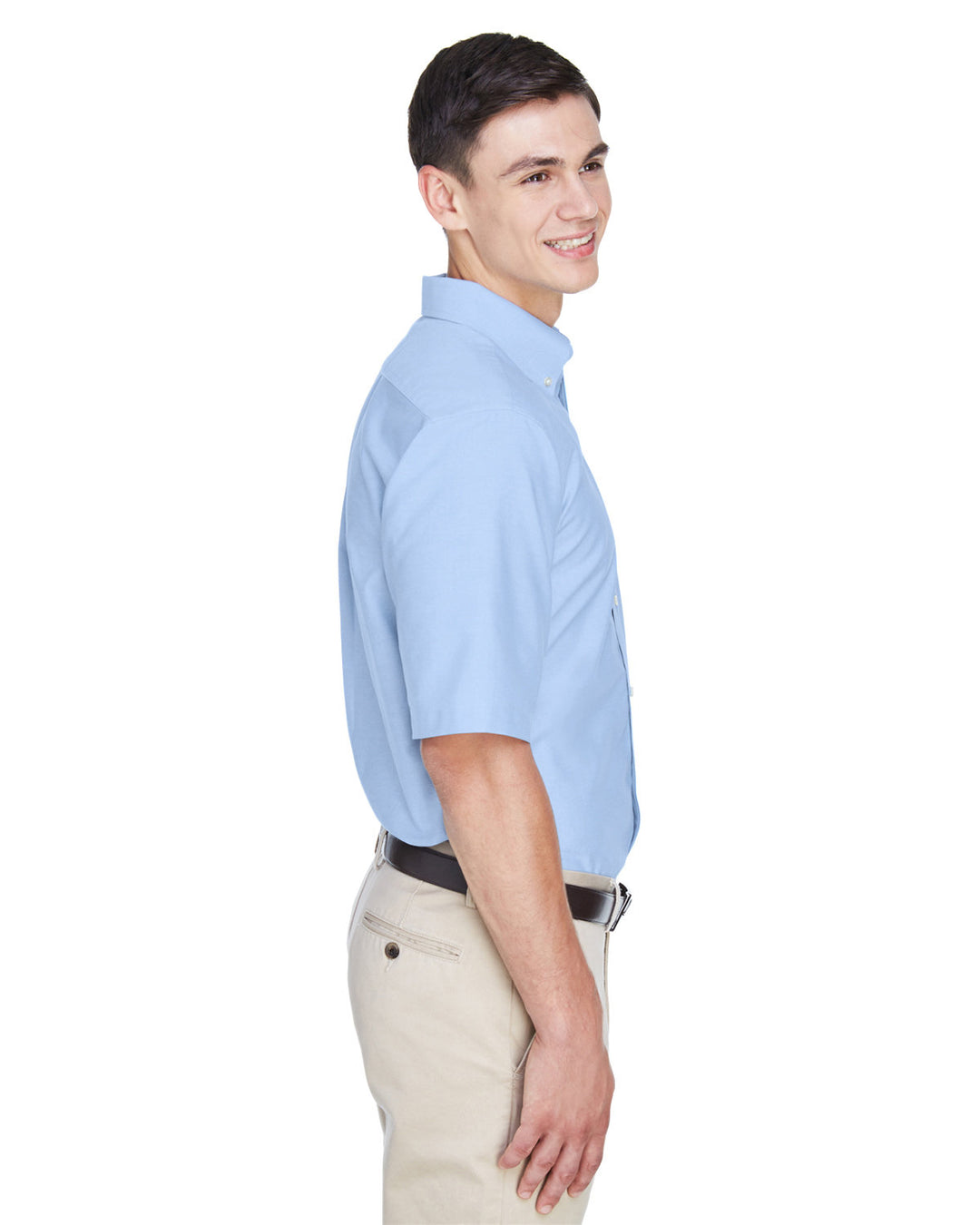 UltraClub Men's Classic Wrinkle-Resistant Short-Sleeve Oxford UltraClub