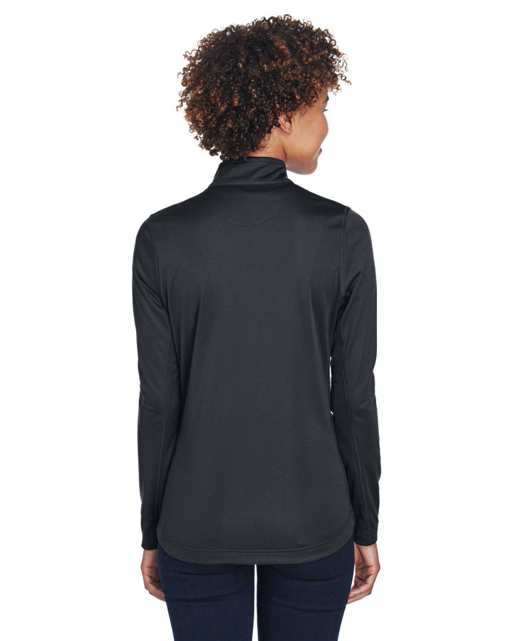 UltraClub Ladies' Cool & Dry Sport Quarter-Zip Pullover UltraClub