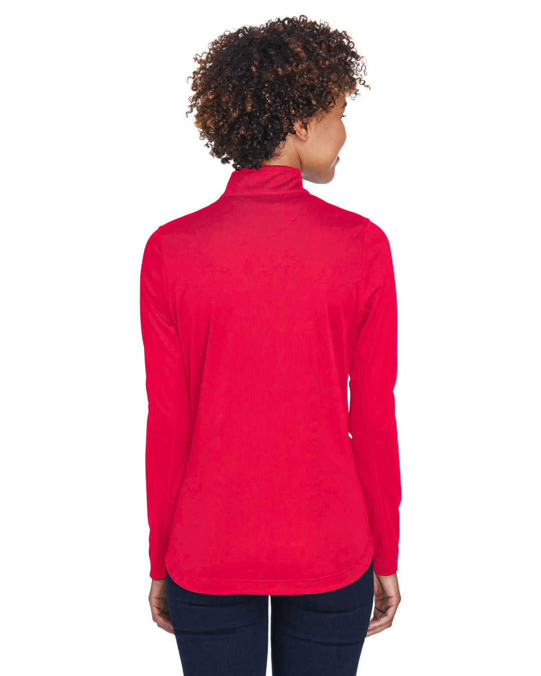 UltraClub Ladies' Cool & Dry Sport Quarter-Zip Pullover UltraClub