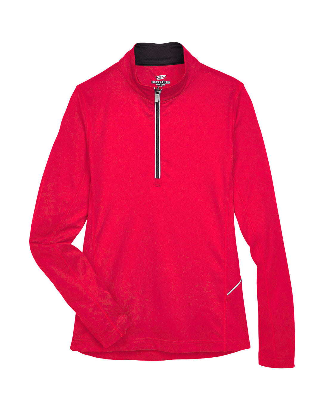 UltraClub Ladies' Cool & Dry Sport Quarter-Zip Pullover UltraClub