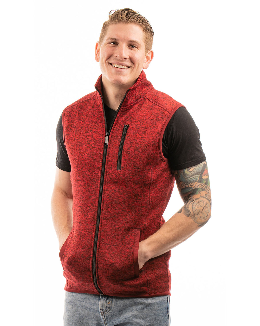 Burnside Men's Sweater Knit Vest Burnside