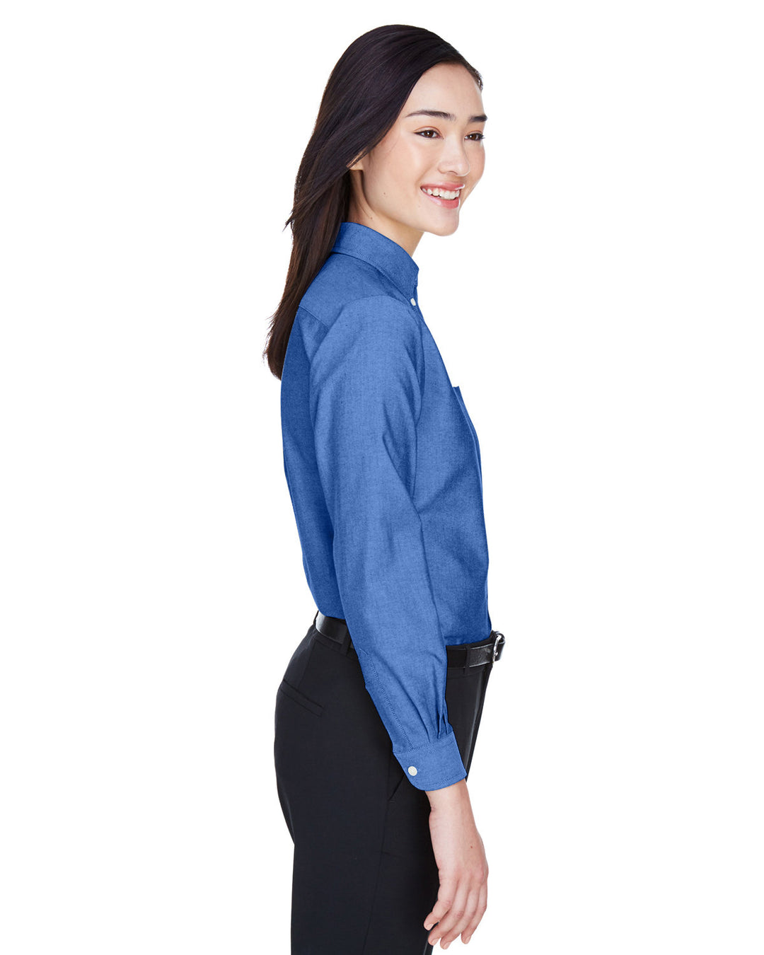 UltraClub Ladies' Classic Wrinkle-Resistant Long-Sleeve Oxford UltraClub