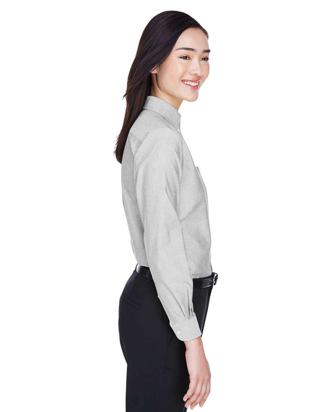 UltraClub Ladies' Classic Wrinkle-Resistant Long-Sleeve Oxford UltraClub