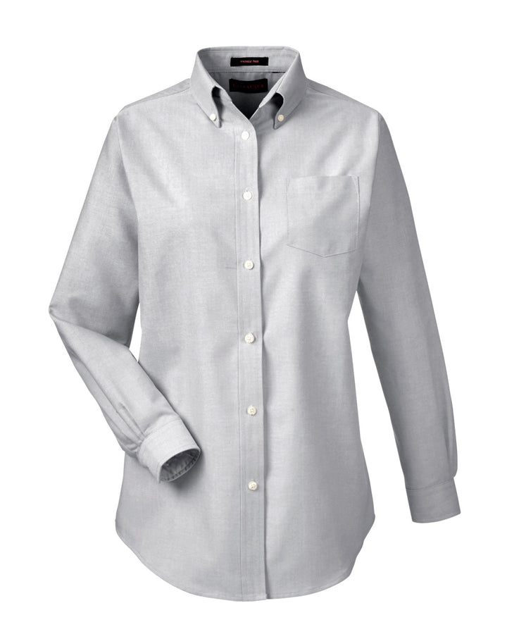 UltraClub Ladies' Classic Wrinkle-Resistant Long-Sleeve Oxford UltraClub