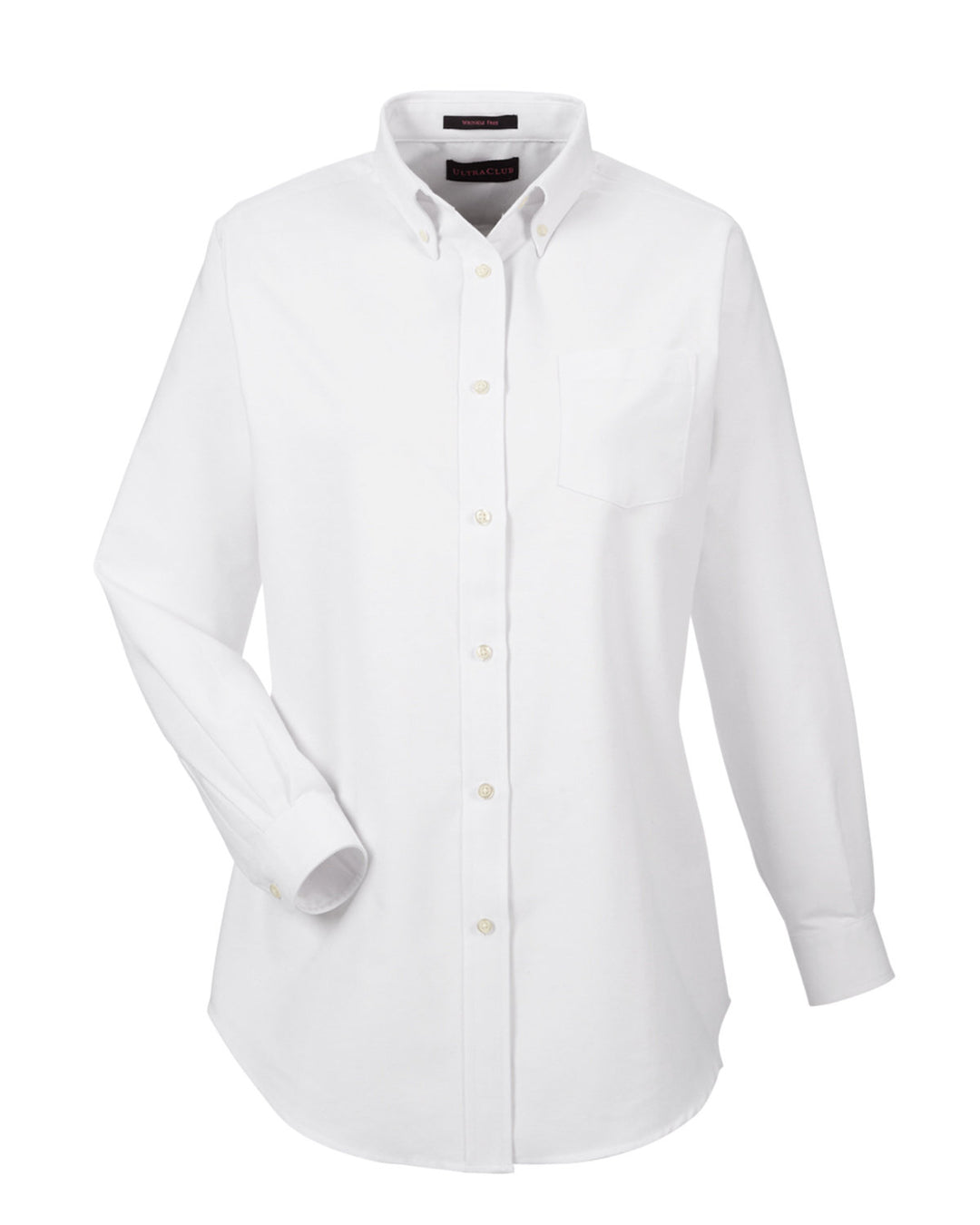 UltraClub Ladies' Classic Wrinkle-Resistant Long-Sleeve Oxford UltraClub