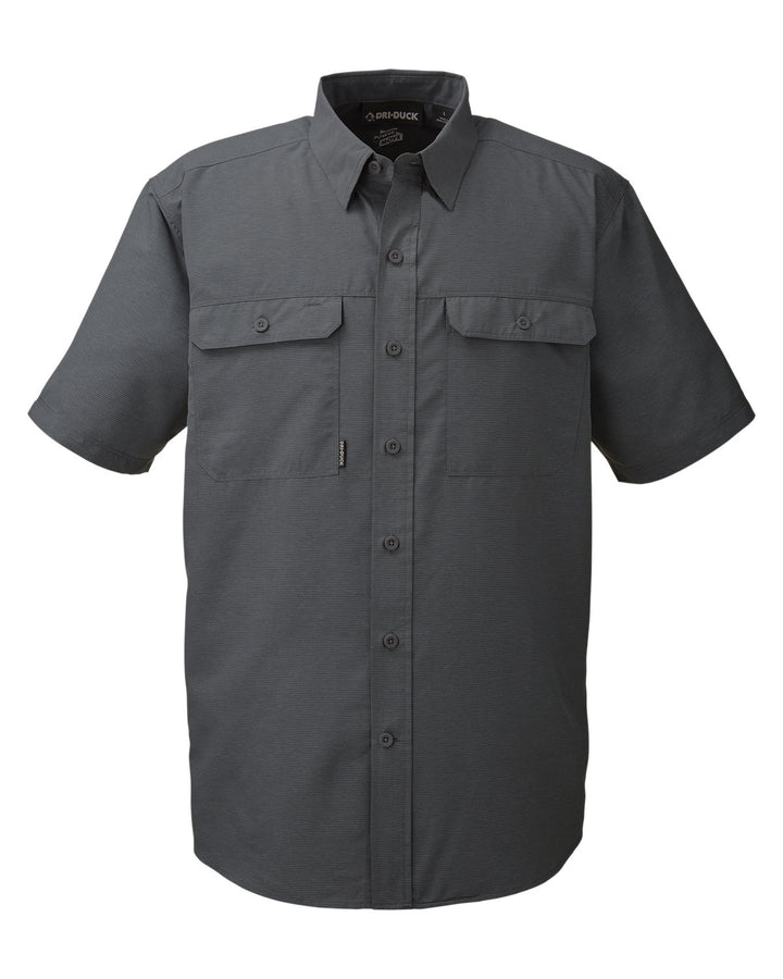 Dri Duck Men's Crossroad Dobby Short-Sleeve Woven Shirt Dri Duck