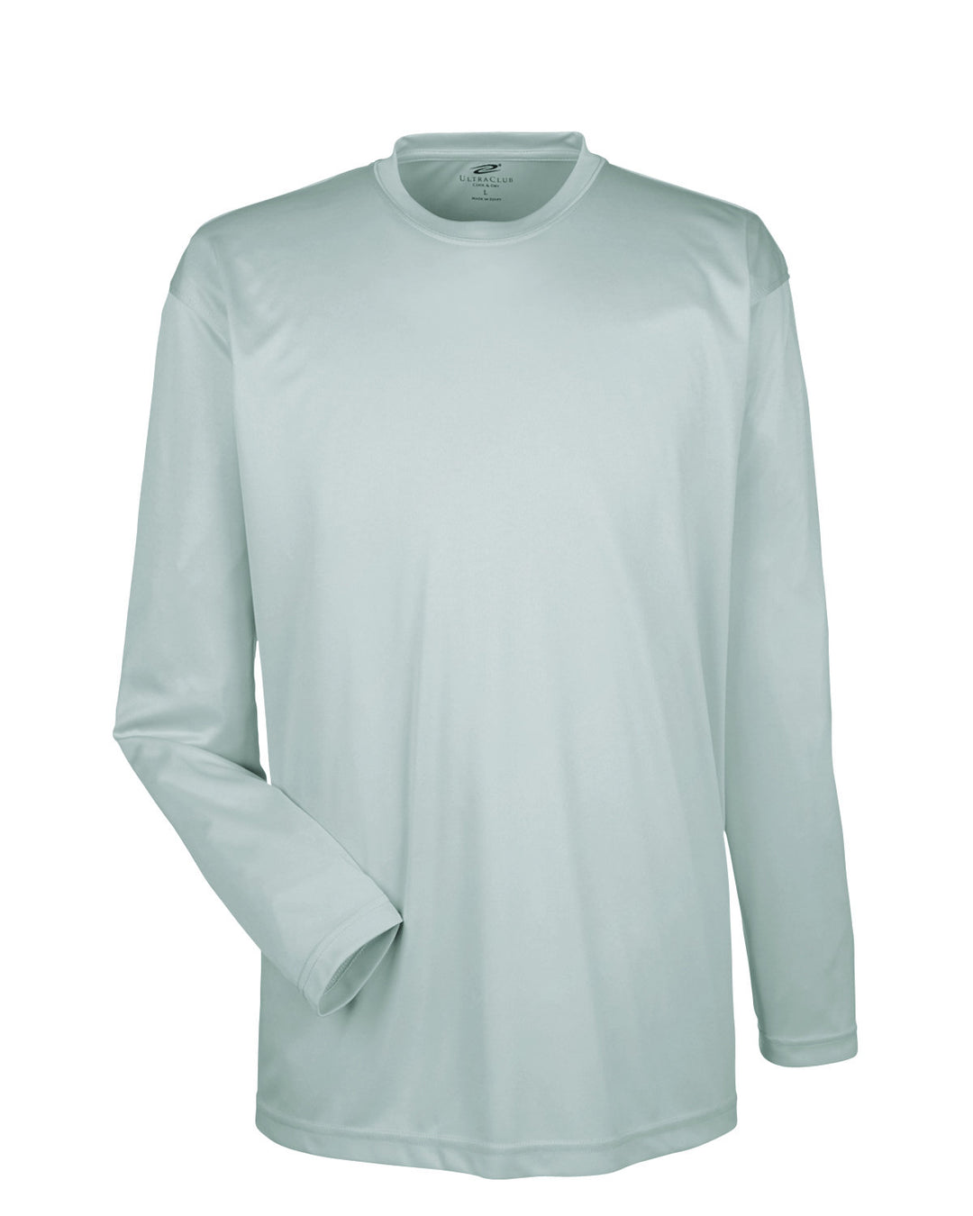 UltraClub Adult Cool & Dry Sport Long-Sleeve Performance Interlock T-Shirt T-Shirts