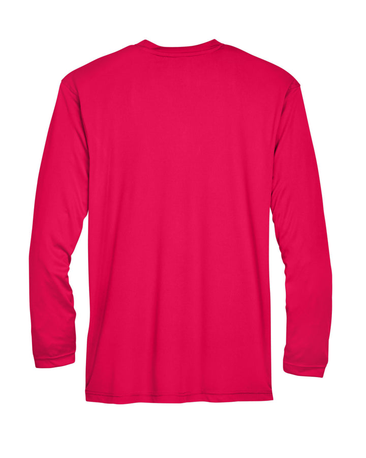 UltraClub Adult Cool & Dry Sport Long-Sleeve Performance Interlock T-Shirt T-Shirts