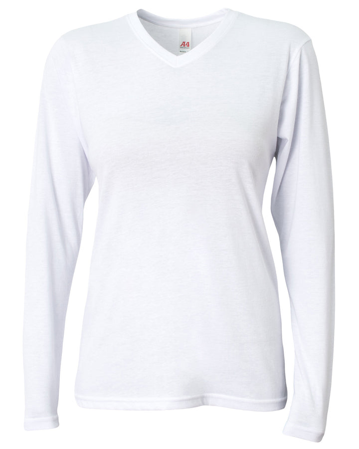 A4 Women's Softek Long Sleeve Tee A4