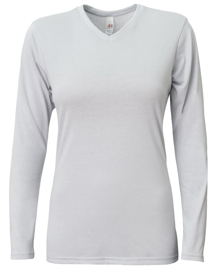 A4 Women's Softek Long Sleeve Tee A4