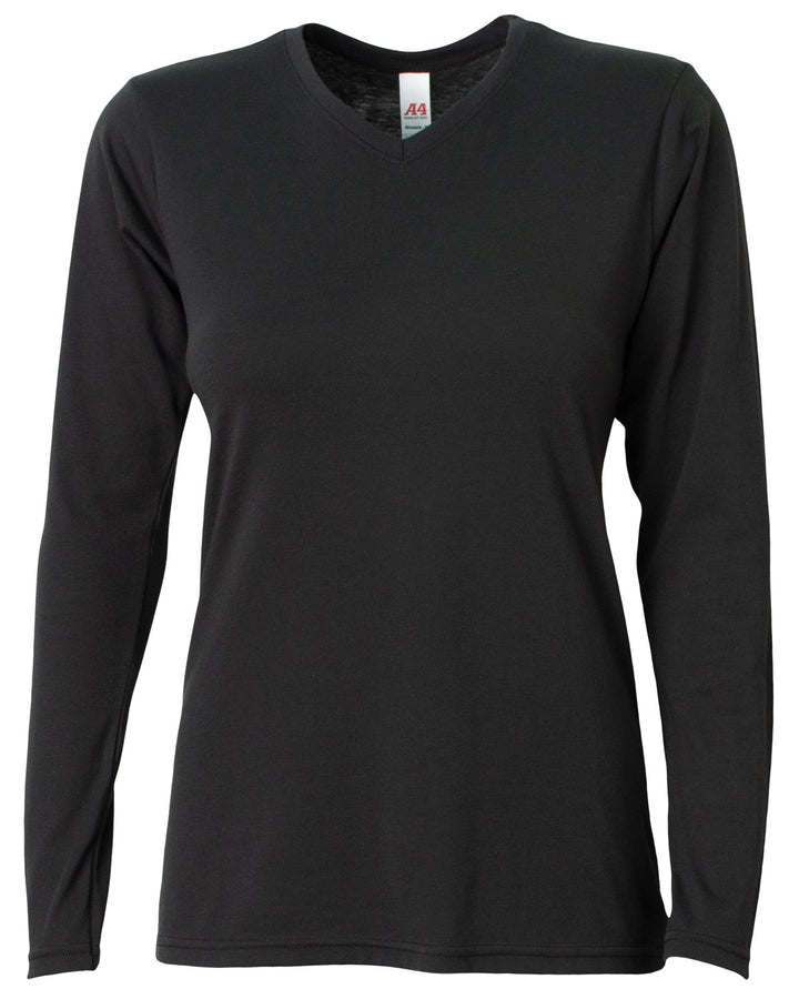 A4 Women's Softek Long Sleeve Tee A4