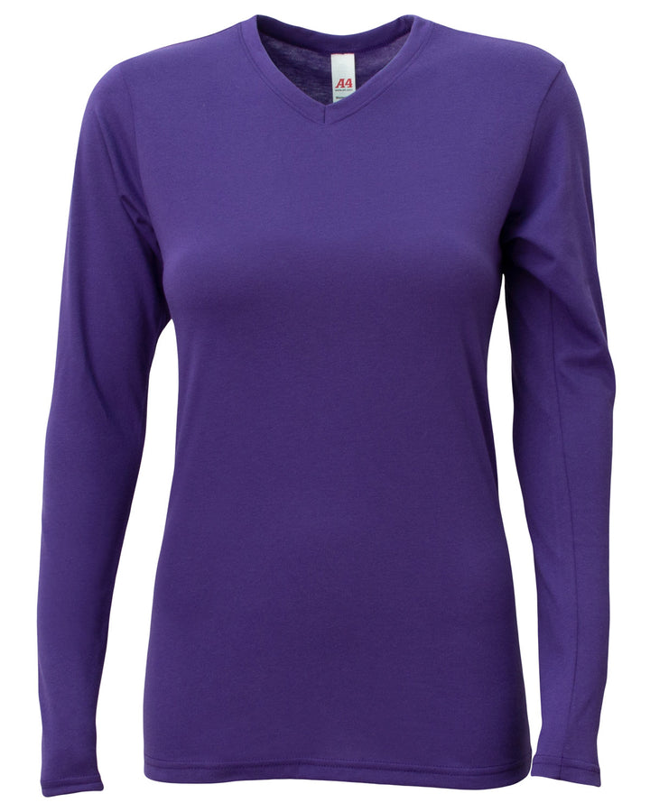 A4 Women's Softek Long Sleeve Tee A4