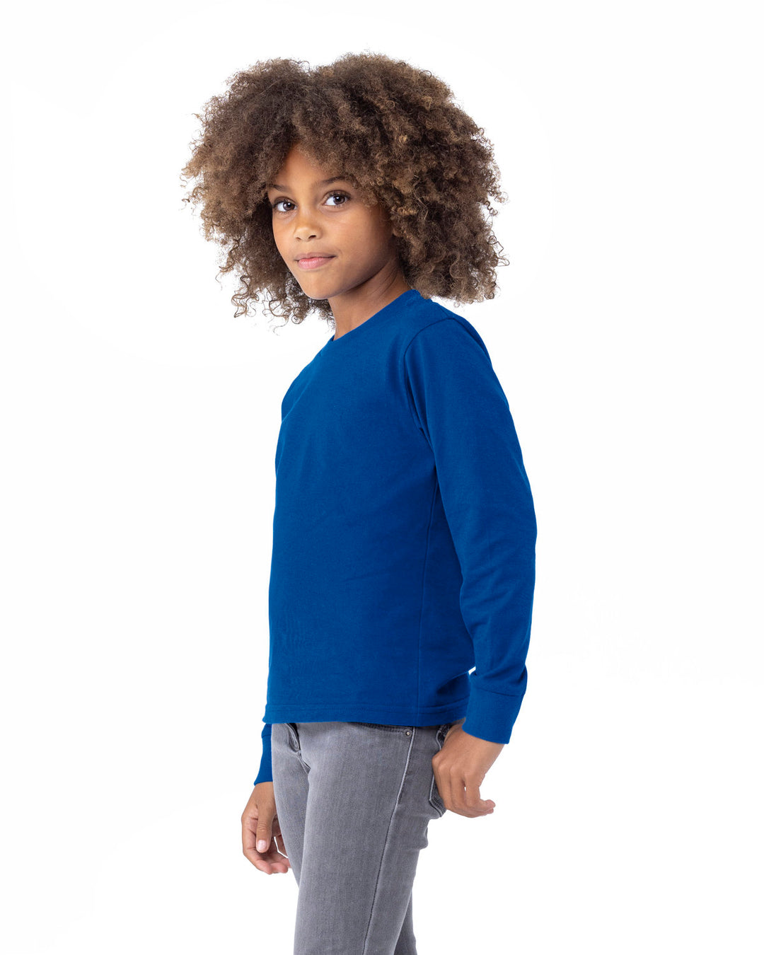 Next Level Youth Cotton Long Sleeve T-Shirt Next Level