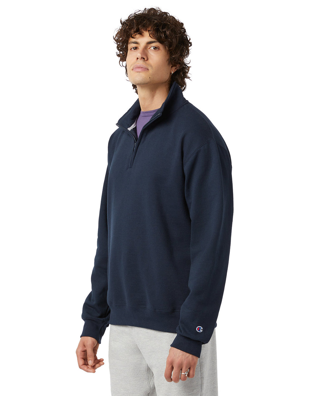 Champion Men's Powerblend® Quarter-Zip Pullover Champion