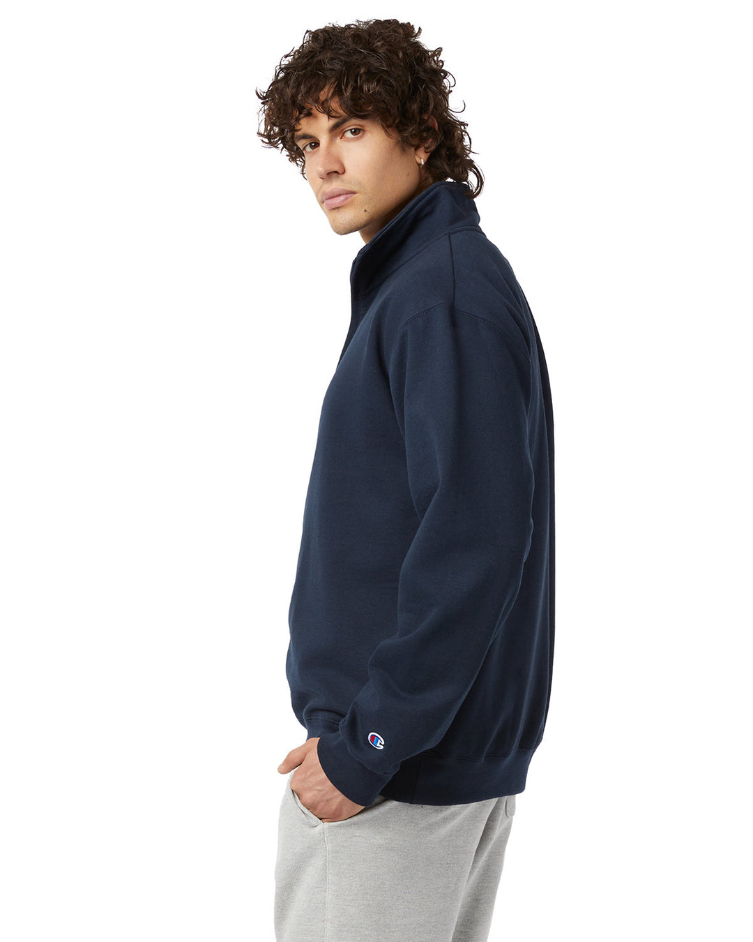 Champion Men's Powerblend® Quarter-Zip Pullover Champion