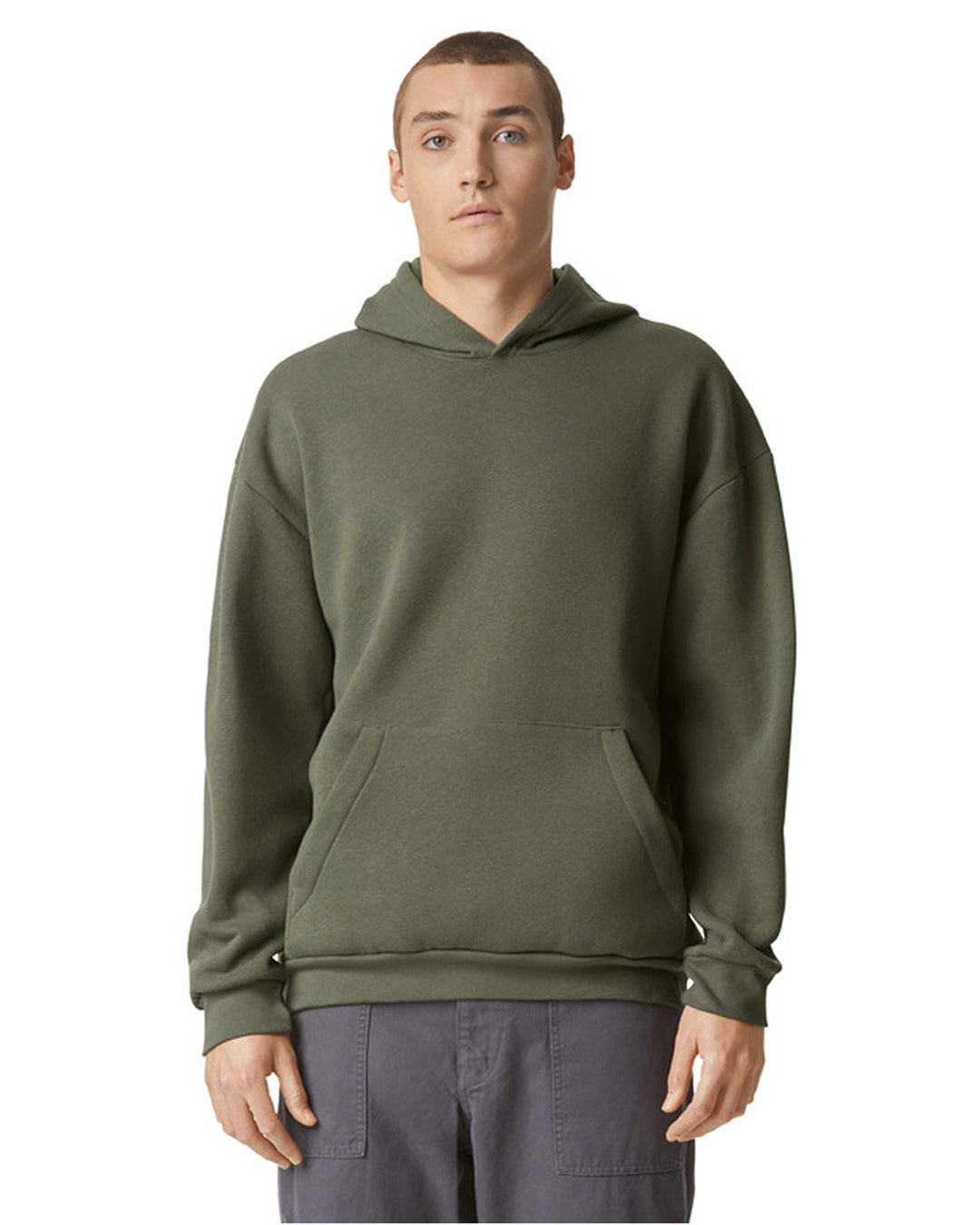 American Apparel Men's Fleece Pullover Hooded Sweatshirt American Apparel