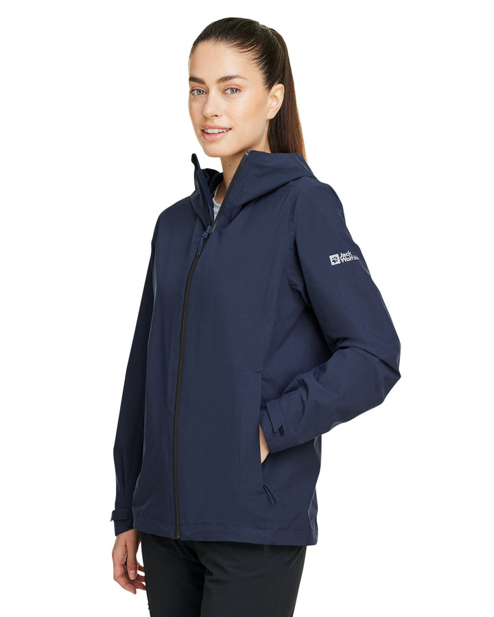 Jack Wolfskin Women's Pack And Go Rain Jacket Jack Wolfskin