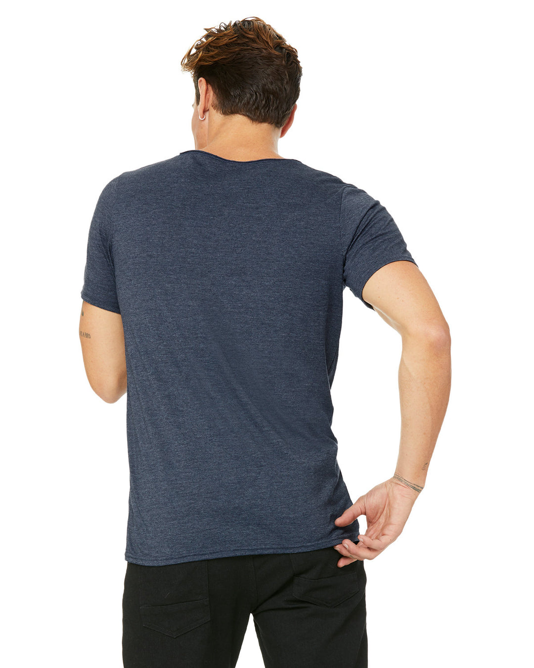 Bella + Canvas Men's Jersey Raw Neck T-Shirt Bella + Canvas