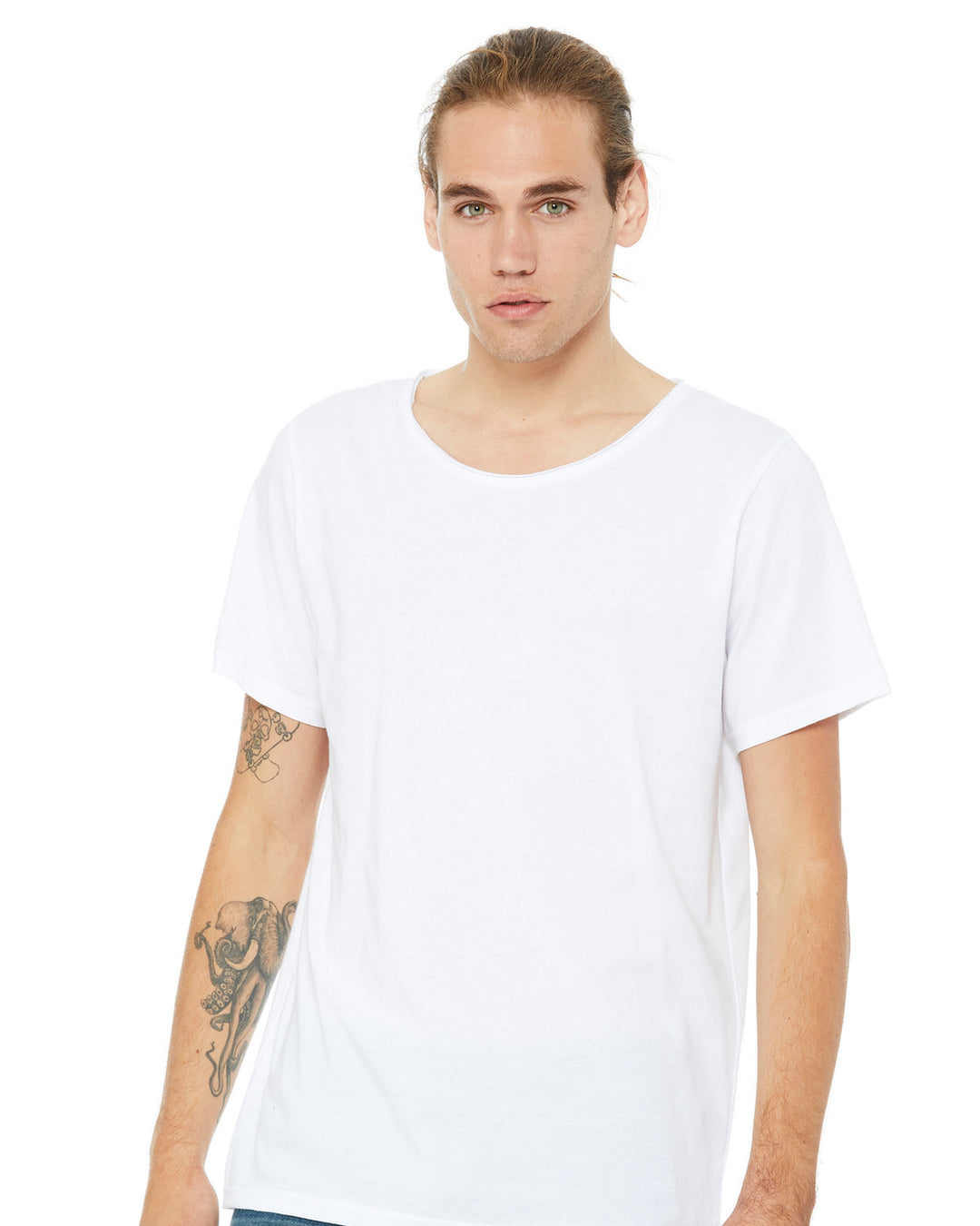 Bella + Canvas Men's Jersey Raw Neck T-Shirt Bella + Canvas