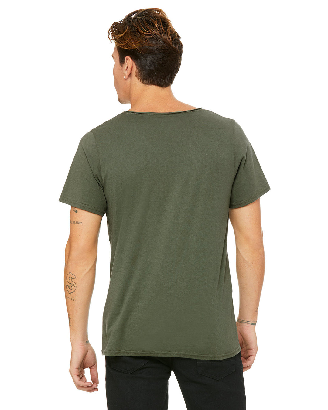 Bella + Canvas Men's Jersey Raw Neck T-Shirt Bella + Canvas