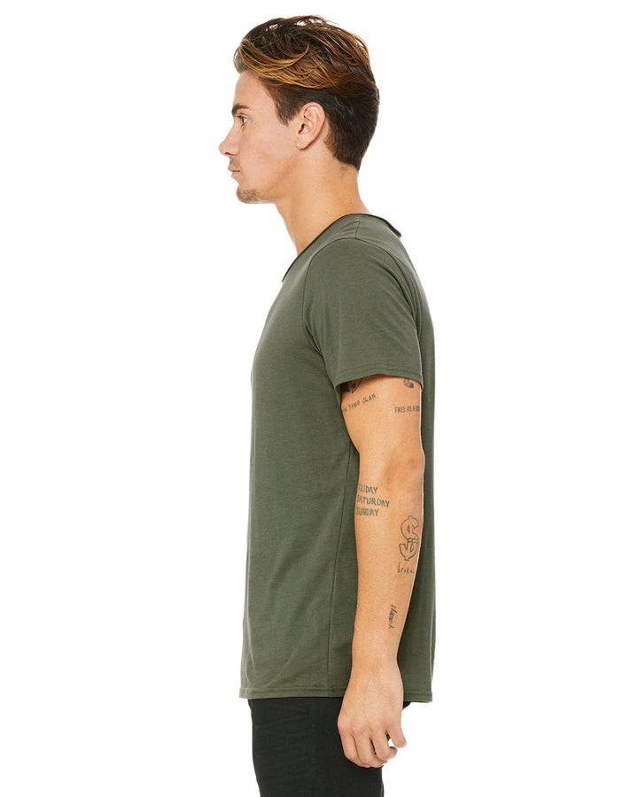 Bella + Canvas Men's Jersey Raw Neck T-Shirt Bella + Canvas