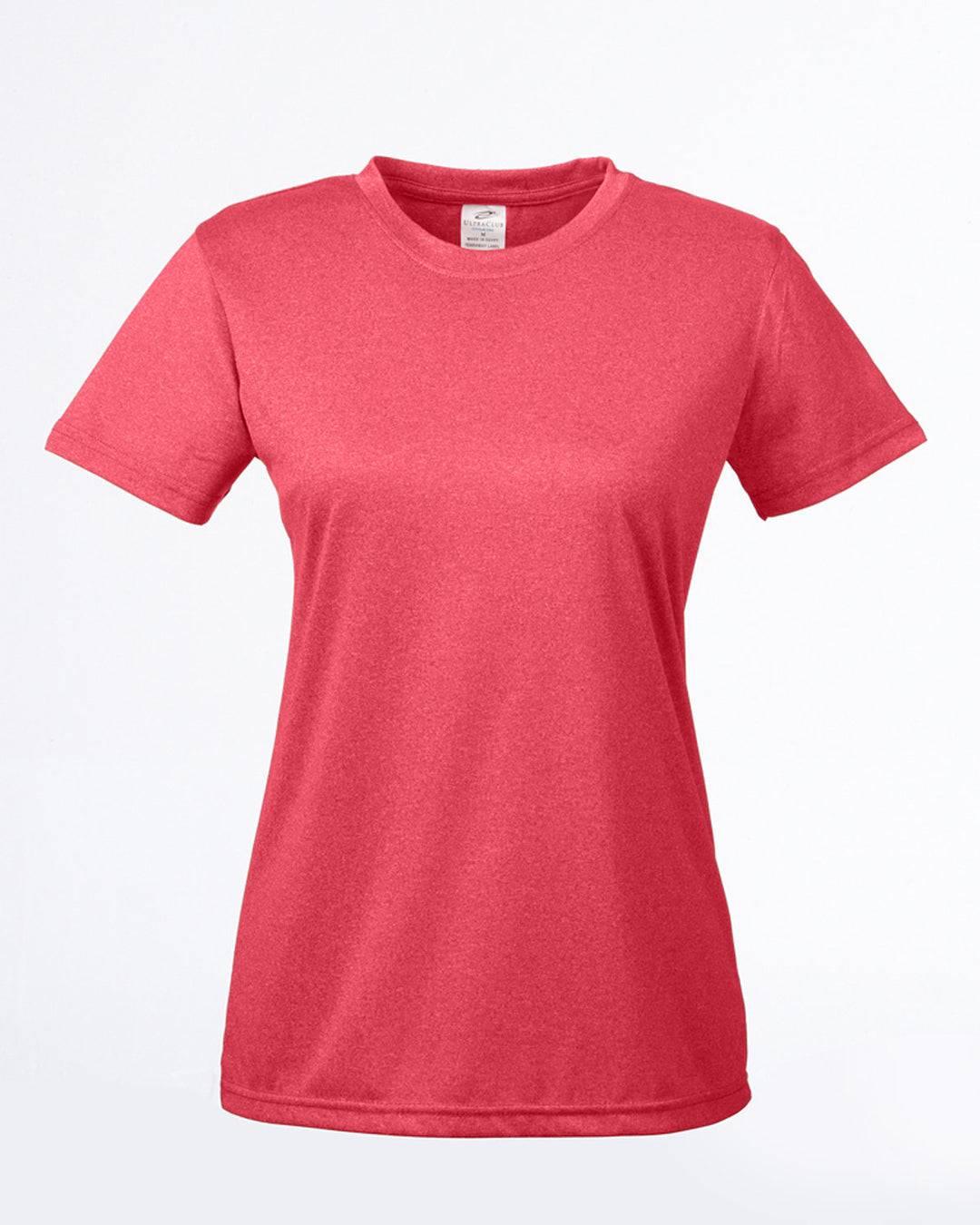 UltraClub Ladies' Cool & Dry Heathered Performance T-Shirt UltraClub