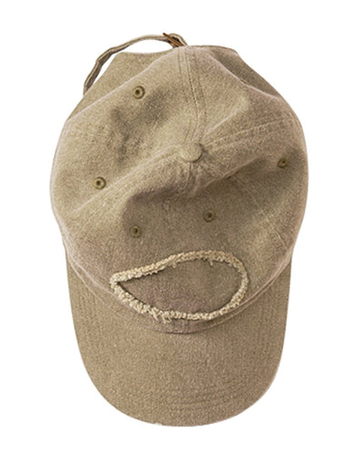 Authentic Pigment Pigment-Dyed Raw-Edge Patch Baseball Cap Authentic Pigment