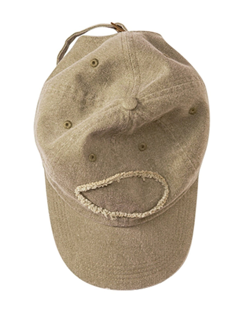 Authentic Pigment Pigment-Dyed Raw-Edge Patch Baseball Cap Authentic Pigment