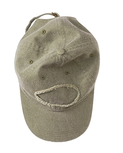 Authentic Pigment Pigment-Dyed Raw-Edge Patch Baseball Cap Authentic Pigment