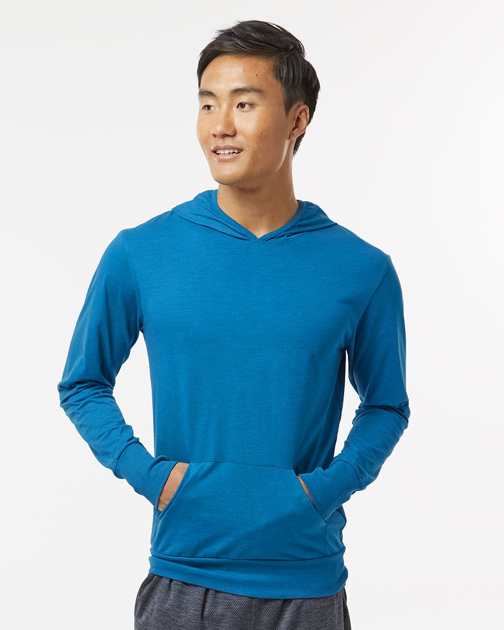 Kastlfel Men's RecycledSoft™ Hooded Long Sleeve T-Shirt Kastlfel