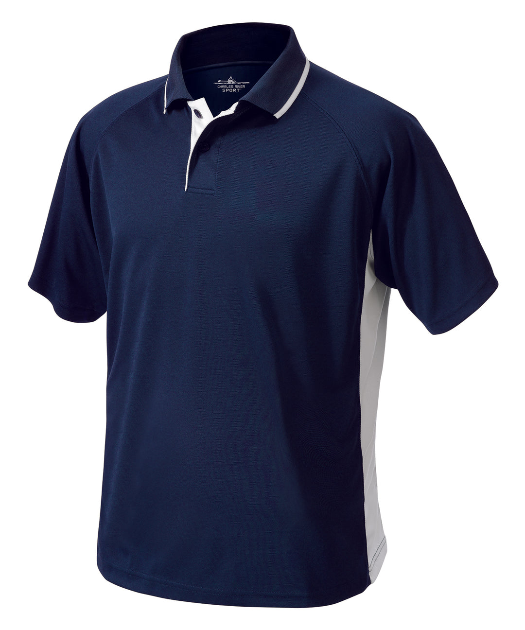 Charles River Men's Color Blocked Wicking Polo Charles River