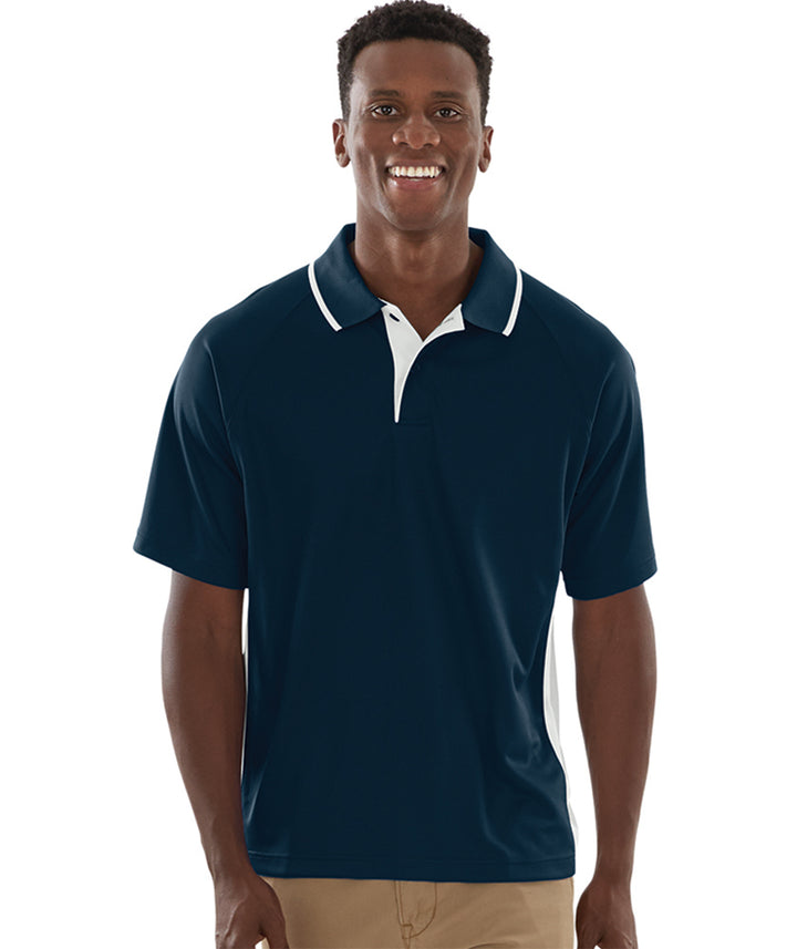 Charles River Men's Color Blocked Wicking Polo Charles River