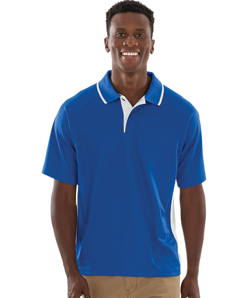 Charles River Men's Color Blocked Wicking Polo Charles River