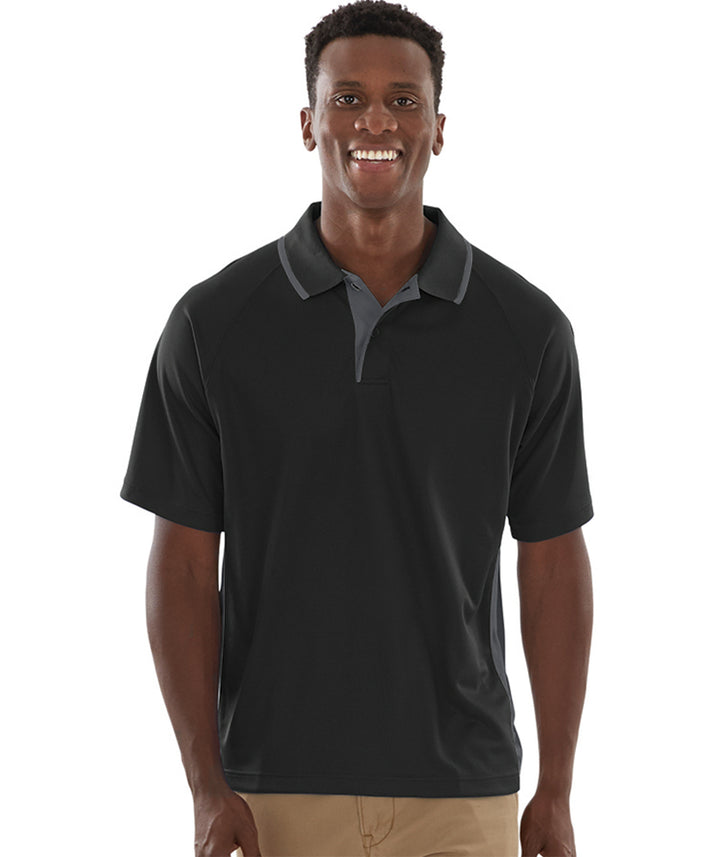 Charles River Men's Color Blocked Wicking Polo Charles River