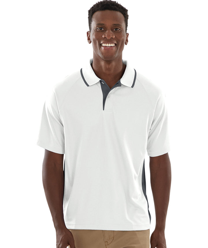 Charles River Men's Color Blocked Wicking Polo Charles River