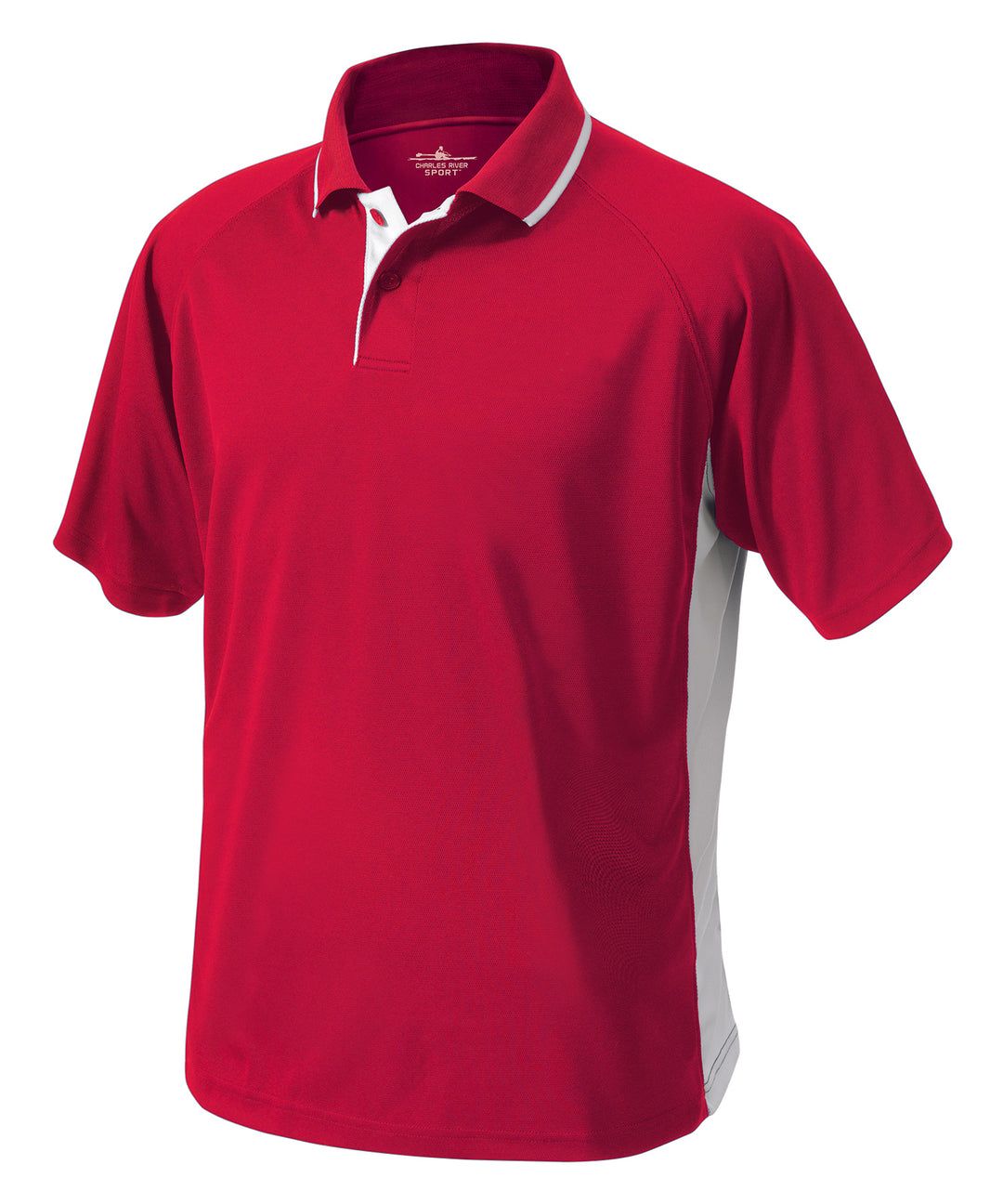 Charles River Men's Color Blocked Wicking Polo Charles River