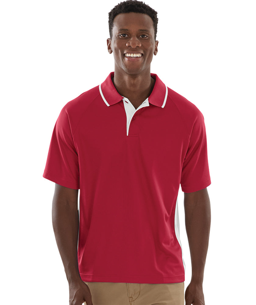 Charles River Men's Color Blocked Wicking Polo Charles River