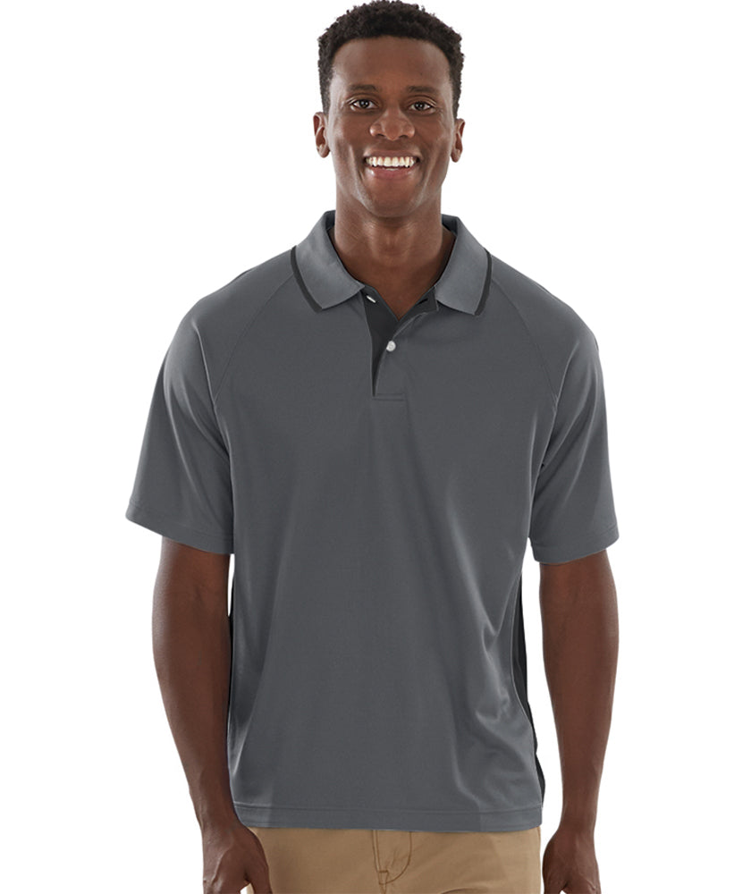 Charles River Men's Color Blocked Wicking Polo Charles River