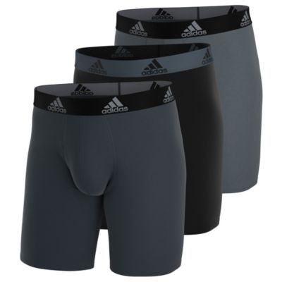 adidas Men's Performance 3-Pack Long Boxer Brief adidas