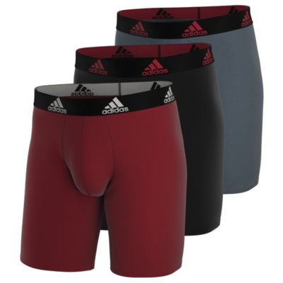 adidas Men's Performance 3-Pack Long Boxer Brief adidas