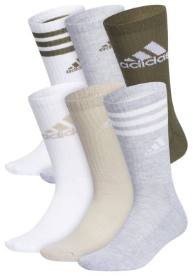 adidas Men's Athletic Cushioned Mixed 6-Pack Crew Socks adidas