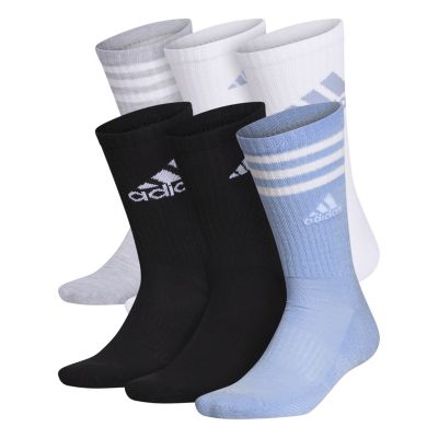 adidas Men's Athletic Cushioned Mixed 6-Pack Crew Socks adidas