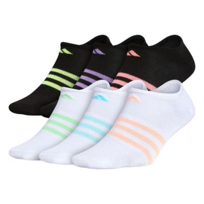 adidas Girl's Superlite 6-Pack No Show Socks adidas