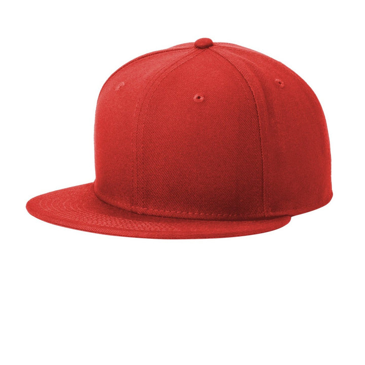 New Era Standard Fit Flat Bill Snapback Cap. NE4020 New Era