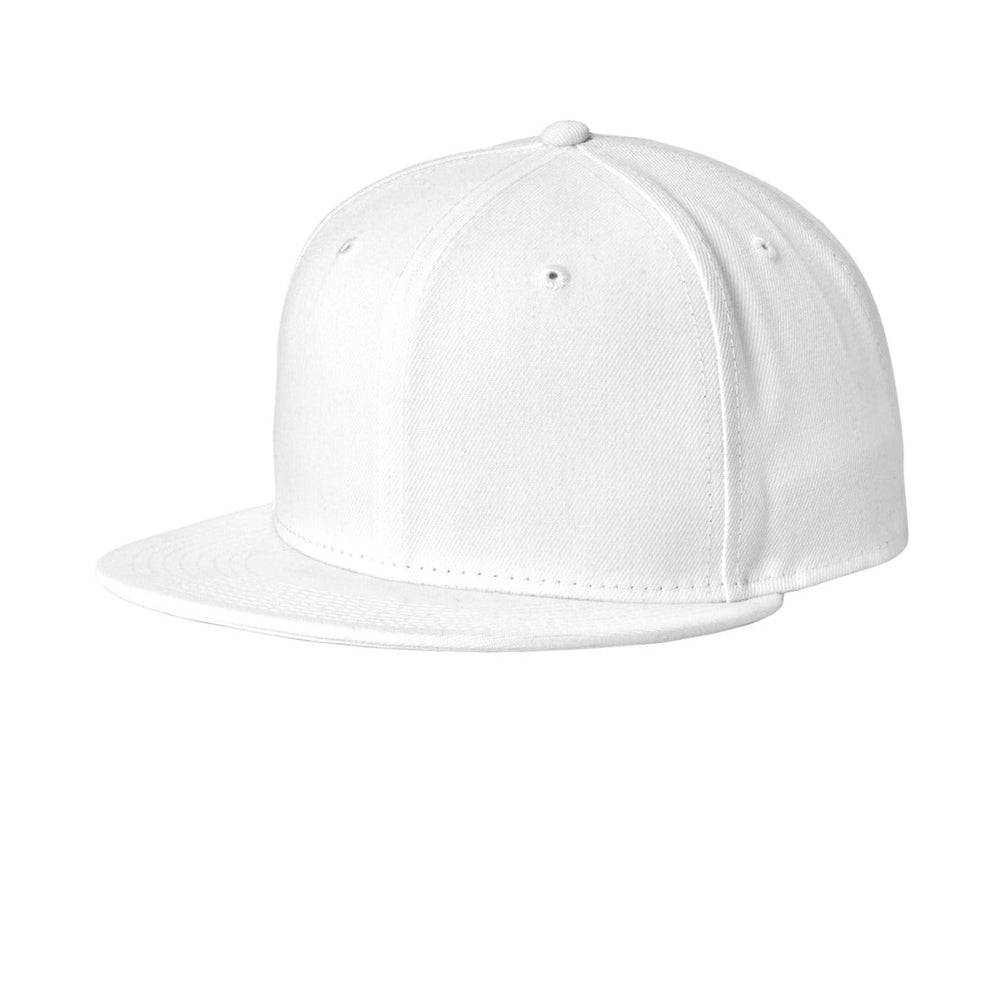 New Era Standard Fit Flat Bill Snapback Cap. NE4020 New Era