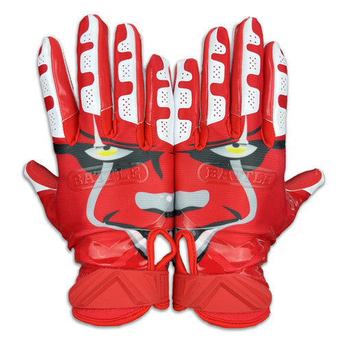 Battle Clown23 Cloaked Adult Football Reciever Gloves Battle