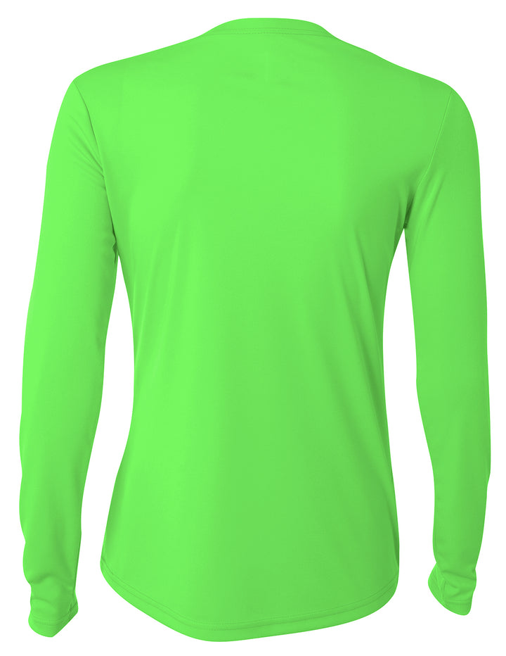 A4 Women's Long Sleeve Cooling Performance Crew