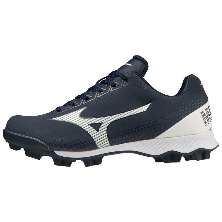 Mizuno Youth Wave Lightrevo TPU Molded Low Baseball Cleat Mizuno